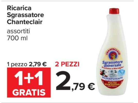 Ricarica Sgrassatore Chanteclair