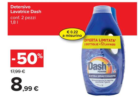 DETERSIVO LAVATRICE DASH