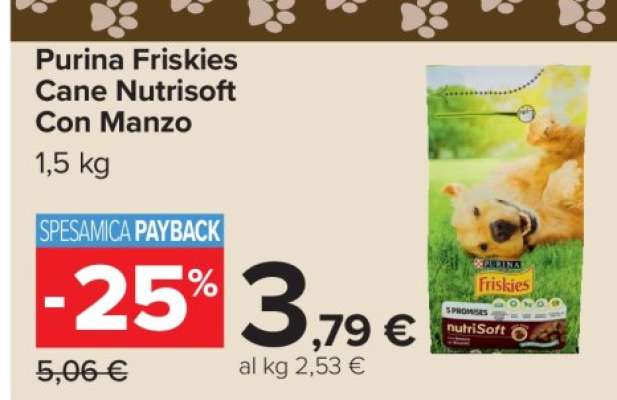 Purina Friskies Cane Nutrisoft Con Manzo