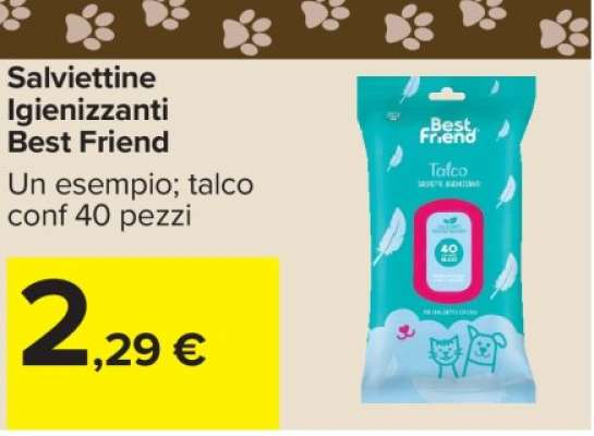 Salviettine igienizzanti Best Friend