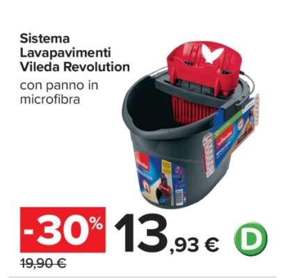 SISTEMA LAVAPAVIMENTI VILEDA REVOLUTION