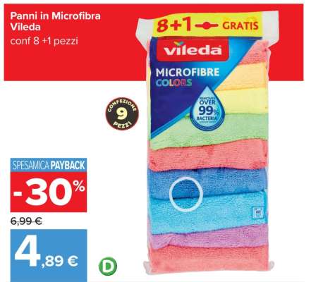 PANNI IN MICROFIBRA VILEDA