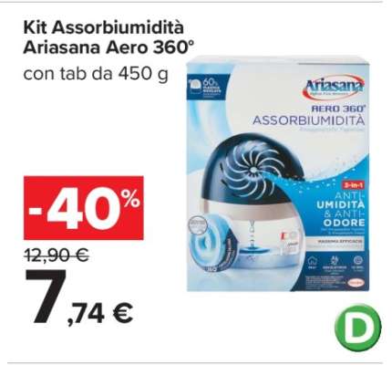 Kit Assorbiumidità Ariasana Aero 360°