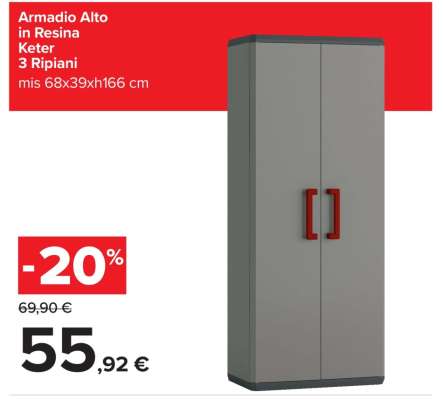 Armadio Alto in Resina Keter