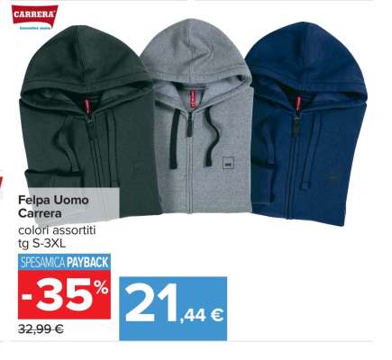 FELPA UOMO CARRERA