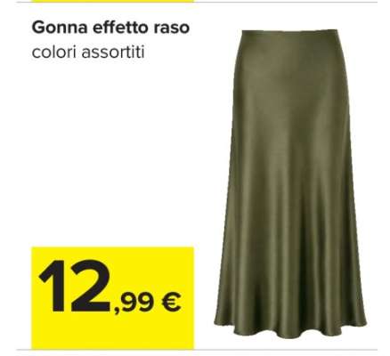 Gonna effetto raso