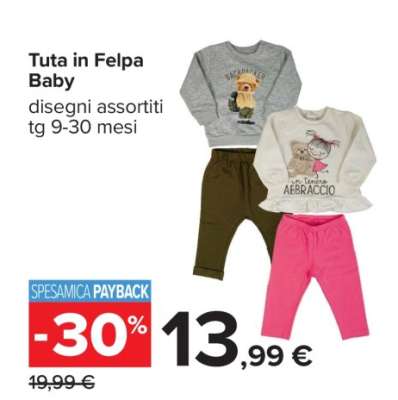 Tuta in Felpa Baby