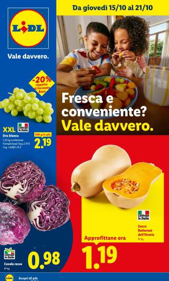 Volantino Lidl - 15/10/2026 - 21/10/2026.