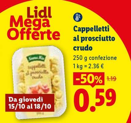 Cappelletti al prosciutto crudo