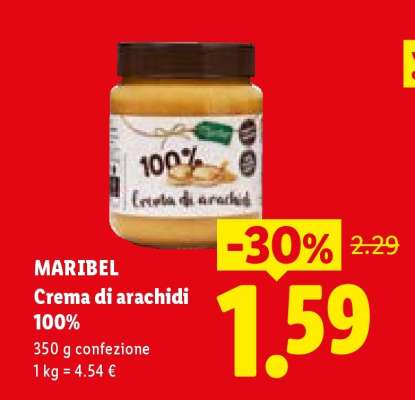 Maribel Crema di arachidi 100%