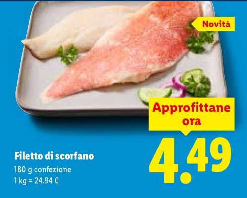 Filetto di scorfano