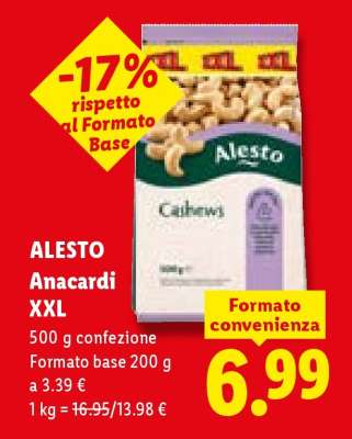 ALESTO Anacardi XXL