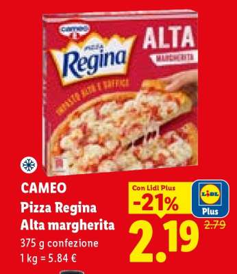 CAMEO Pizza Regina Alta Margherita