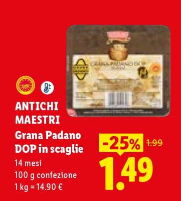 Antichi Maestri Grana Padano DOP in scaglie