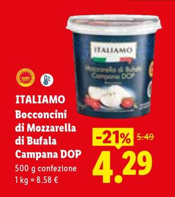 ITALIANO Bocconcini di Mozzarella di Bufala Campana DOP