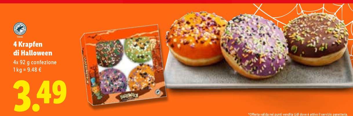 4 Krapfen di Halloween