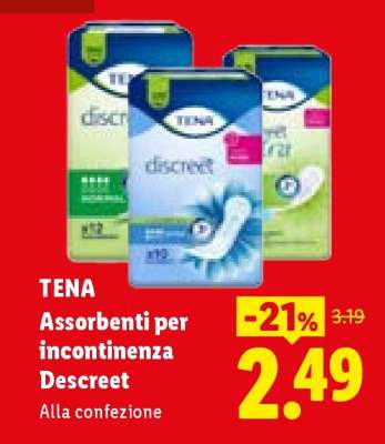 TENA Assorbenti per incontinenza Descreet
