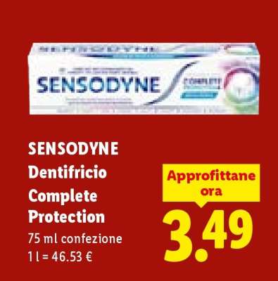 Sensodyne Dentifricio Complete Protection