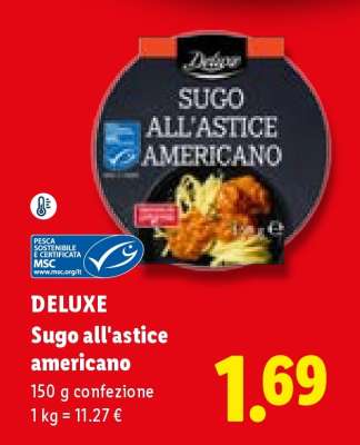 DELUXE Sugo all'astice americano