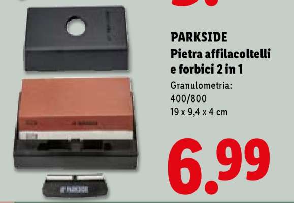PARKSIDE Pietra affilacoltelli e forbici 2 in 1