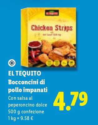 EL TEQUITO Bocconcini di pollo impanati