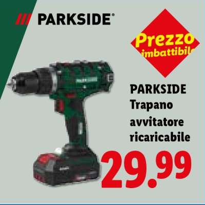 PARKSIDE Trapano avvitatore ricaricabile