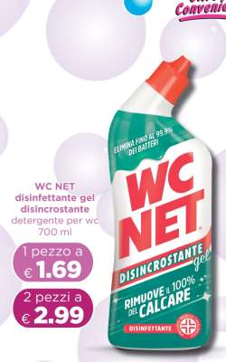 WC NET disinfettante gel disincrostante