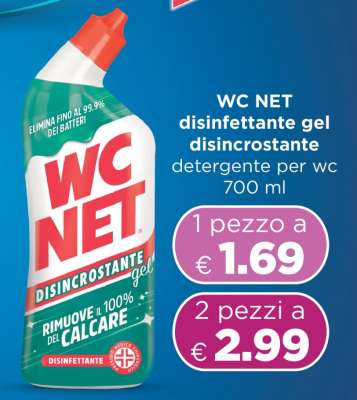 WC NET disinfettante gel disincrostante