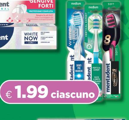 MENTADENT Spazzolini