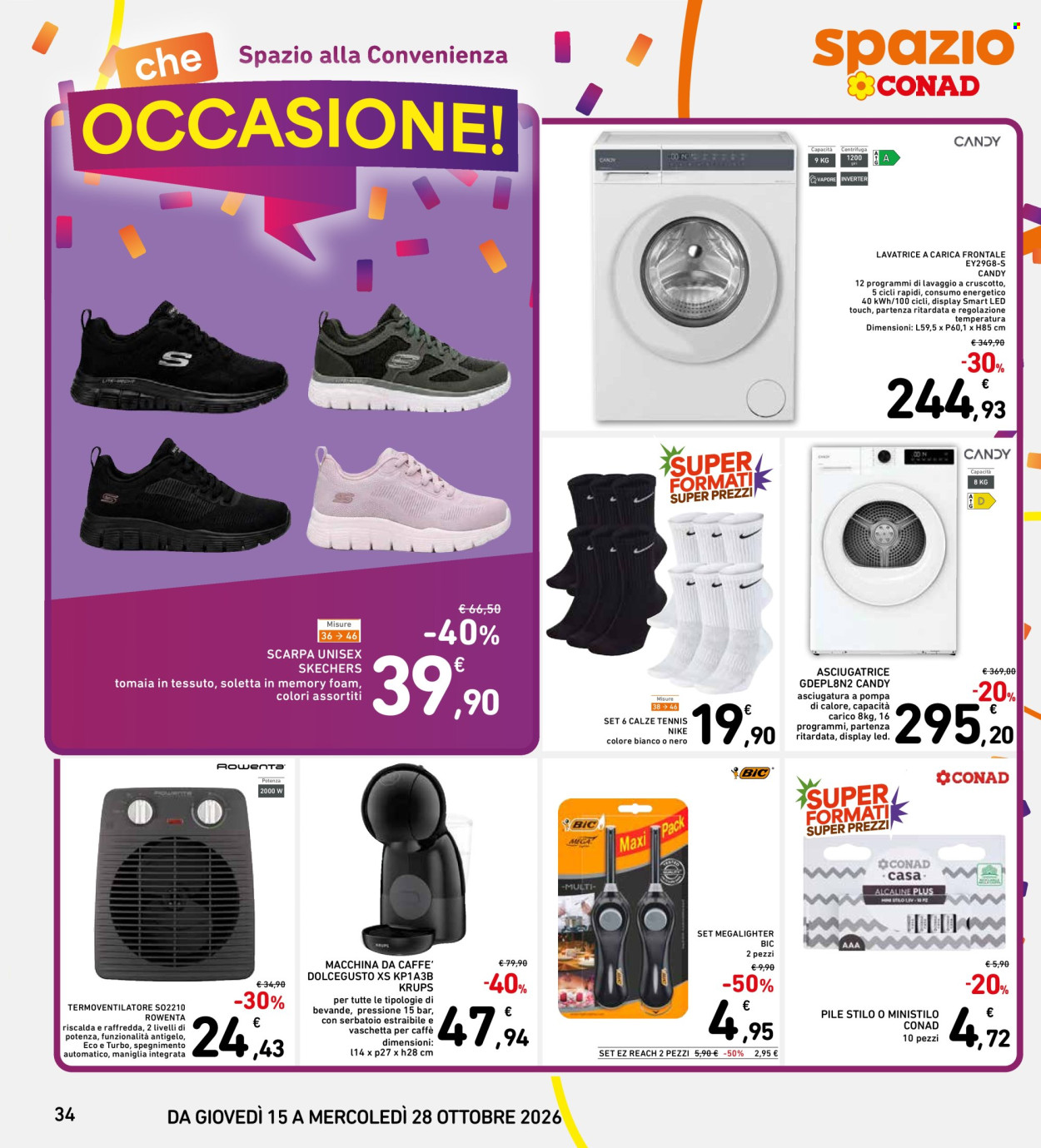 Leták Spazio Conad - 15.10.2026 - 28.10.2026. Strana 34
