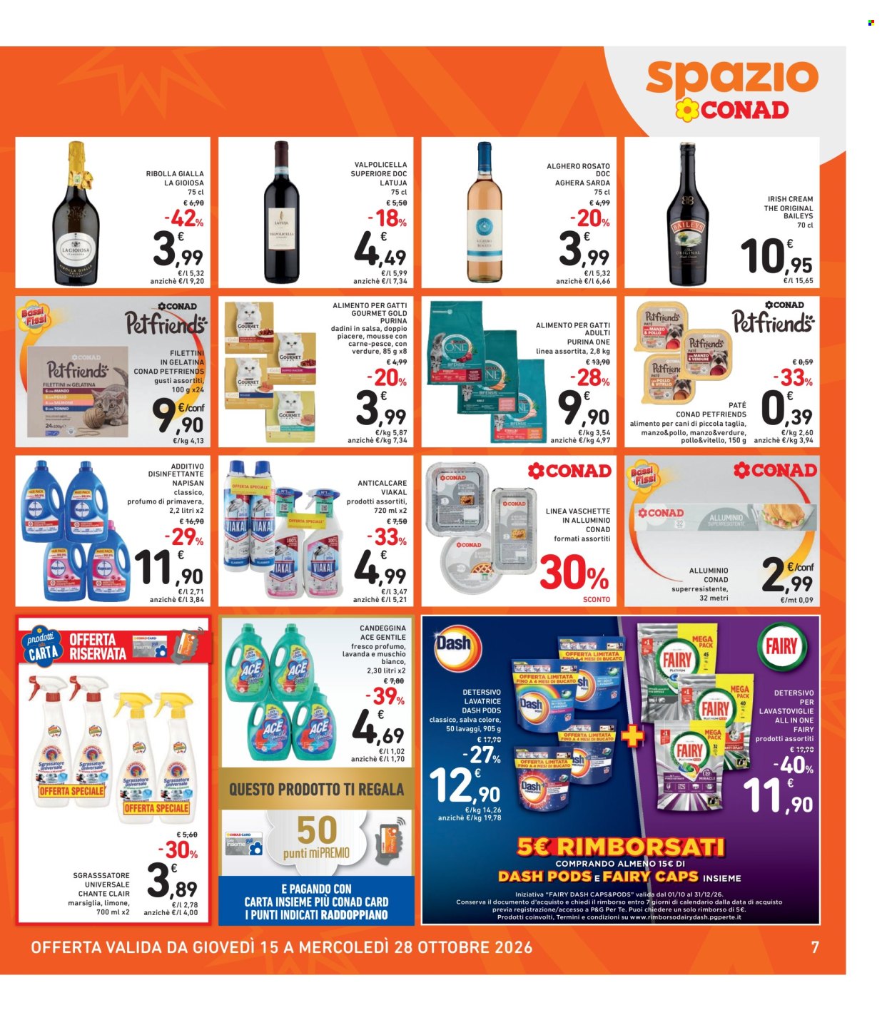Volantino Spazio Conad - 15/10/2026 - 28/10/2026. Pagina 7