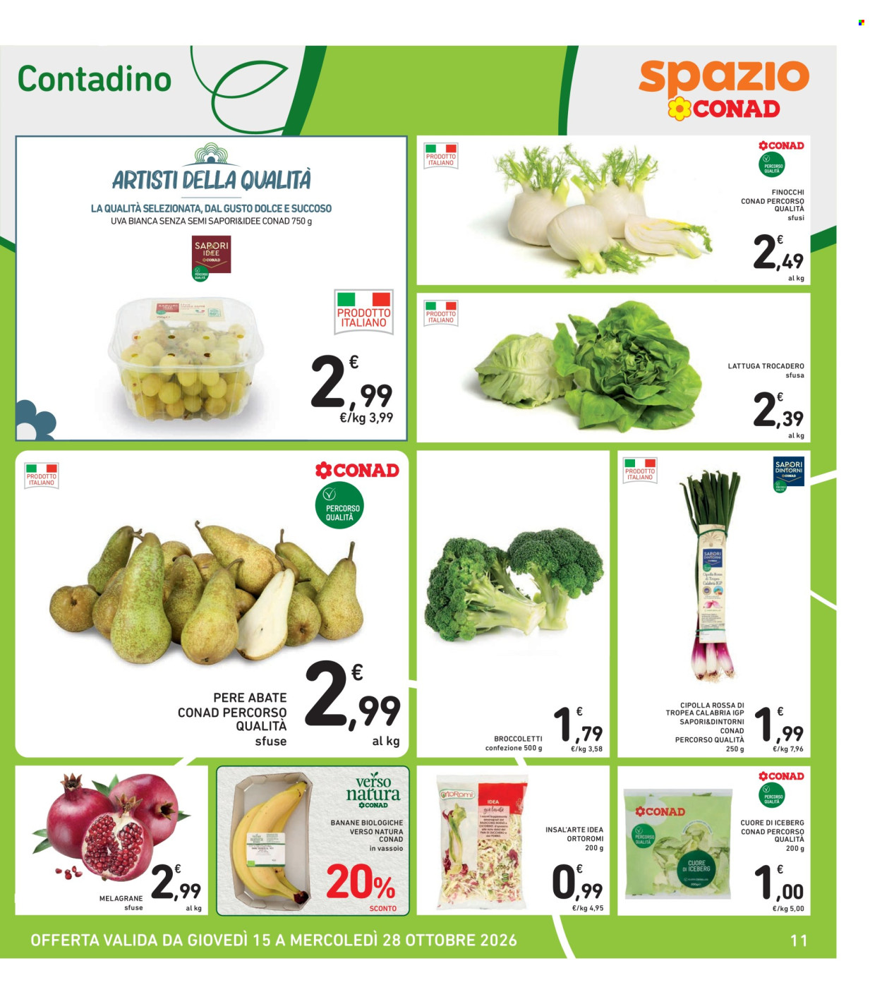 Leták Spazio Conad - 15.10.2026 - 28.10.2026. Strana 11
