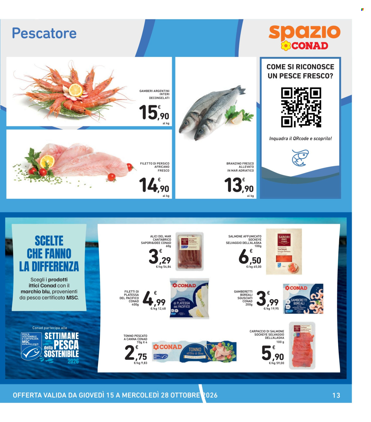 Volantino Spazio Conad - 15/10/2026 - 28/10/2026. Pagina 13