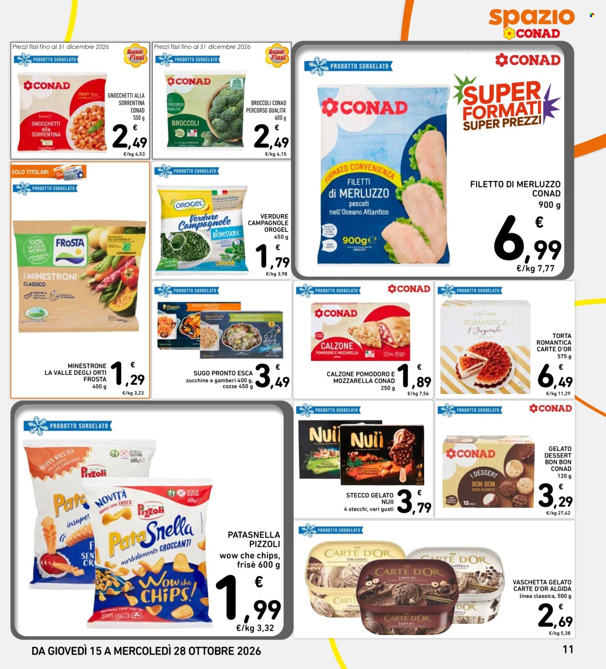 Leták Spazio Conad - 15.10.2026 - 28.10.2026. Strana 11