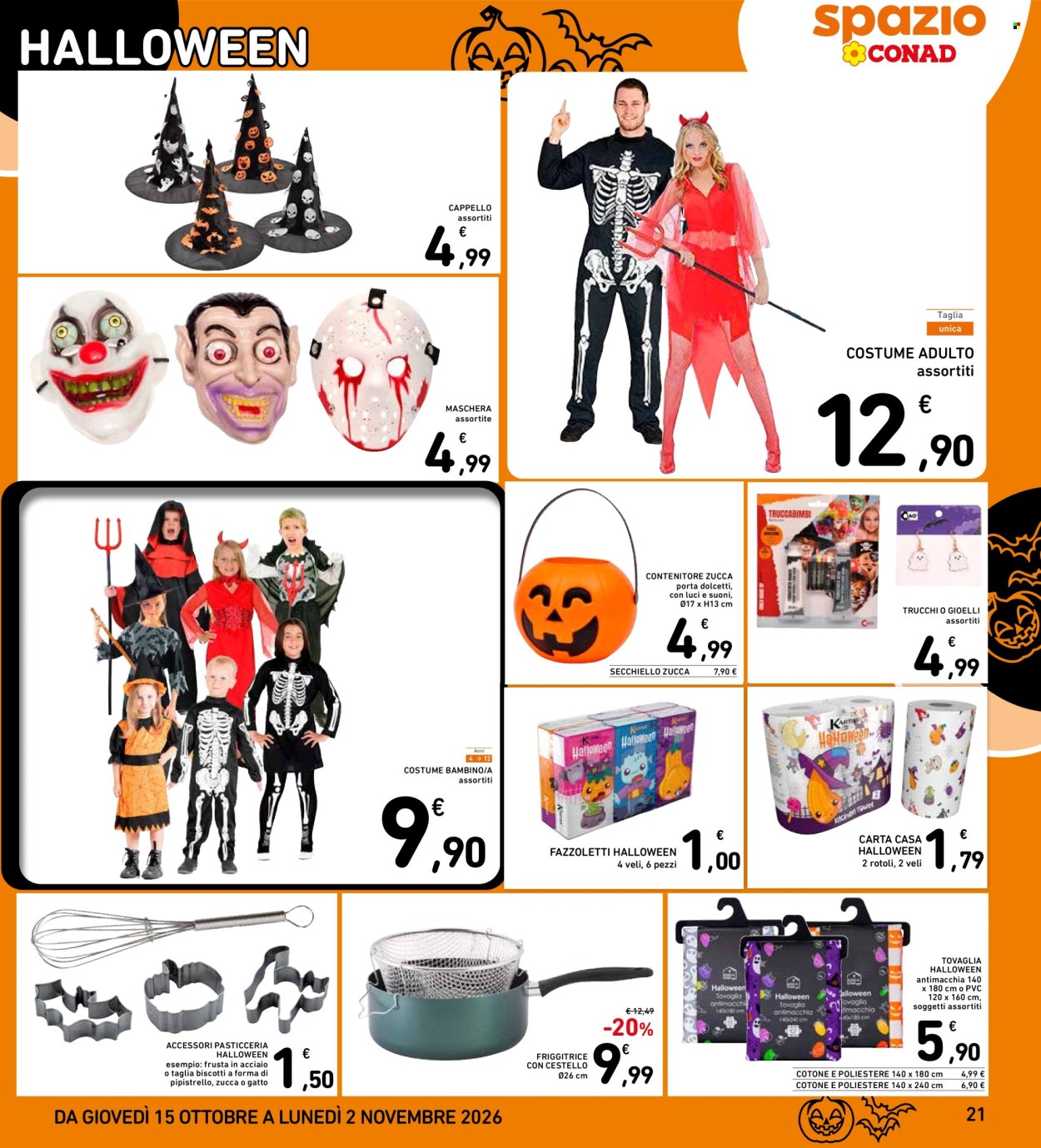 Leták Spazio Conad - 15.10.2026 - 28.10.2026. Strana 21