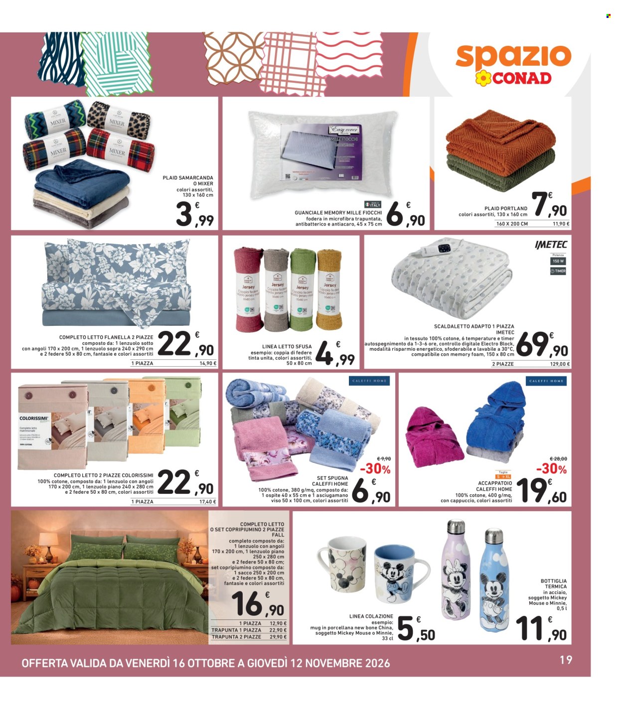 Leták Spazio Conad - 15.10.2026 - 28.10.2026. Strana 19