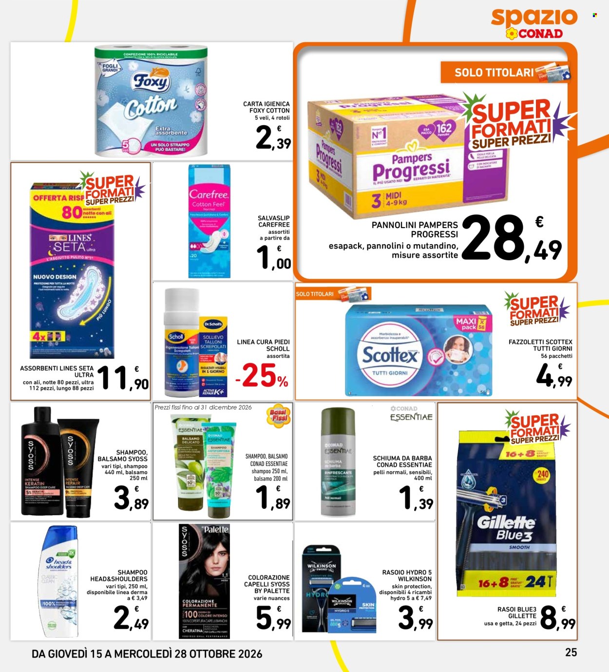 Volantino Spazio Conad - 15/10/2026 - 28/10/2026. Pagina 25