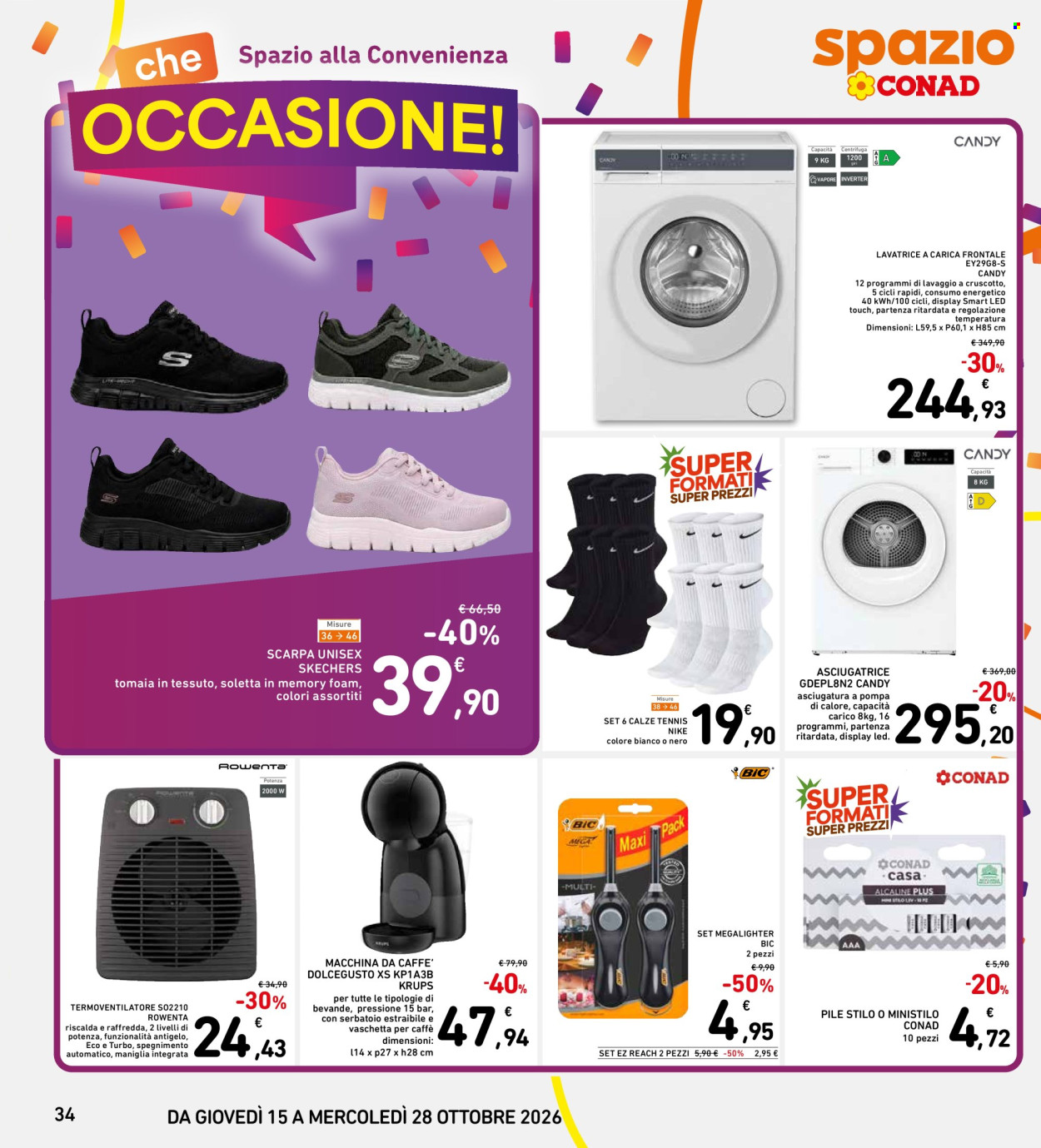 Leták Spazio Conad - 15.10.2026 - 28.10.2026. Strana 34