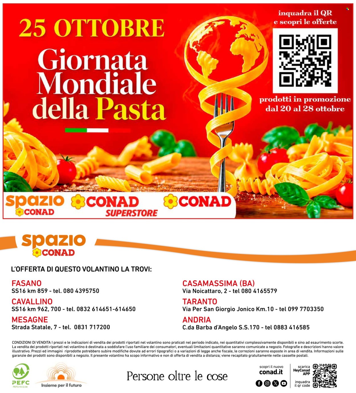 Leták Spazio Conad - 15.10.2026 - 28.10.2026. Strana 40