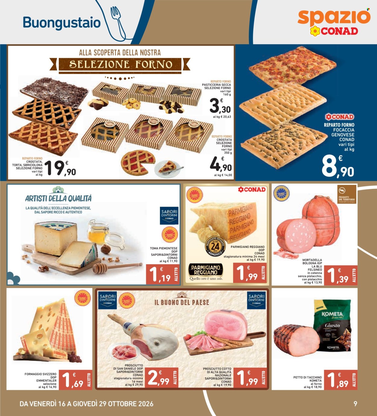Leták Spazio Conad - 16.10.2026 - 29.10.2026. Strana 9