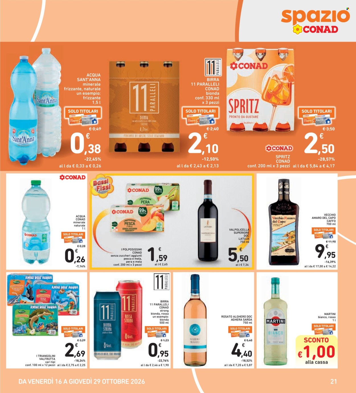 Leták Spazio Conad - 16.10.2026 - 29.10.2026. Strana 21