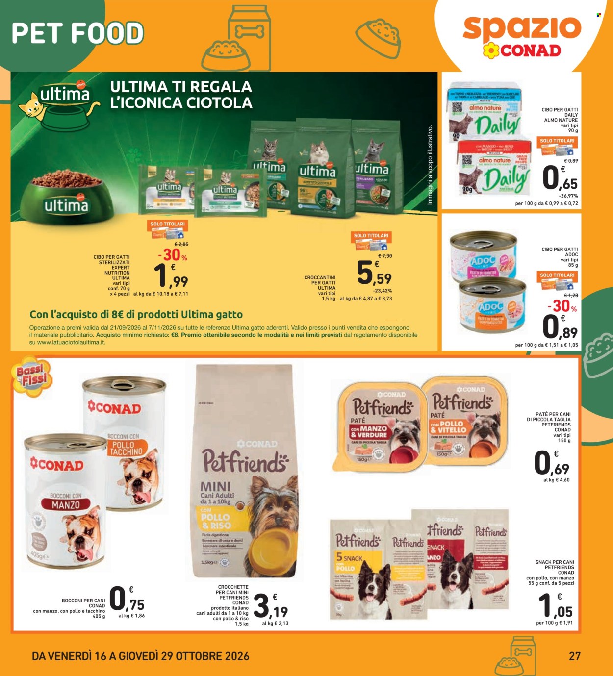 Leták Spazio Conad - 16.10.2026 - 29.10.2026. Strana 27