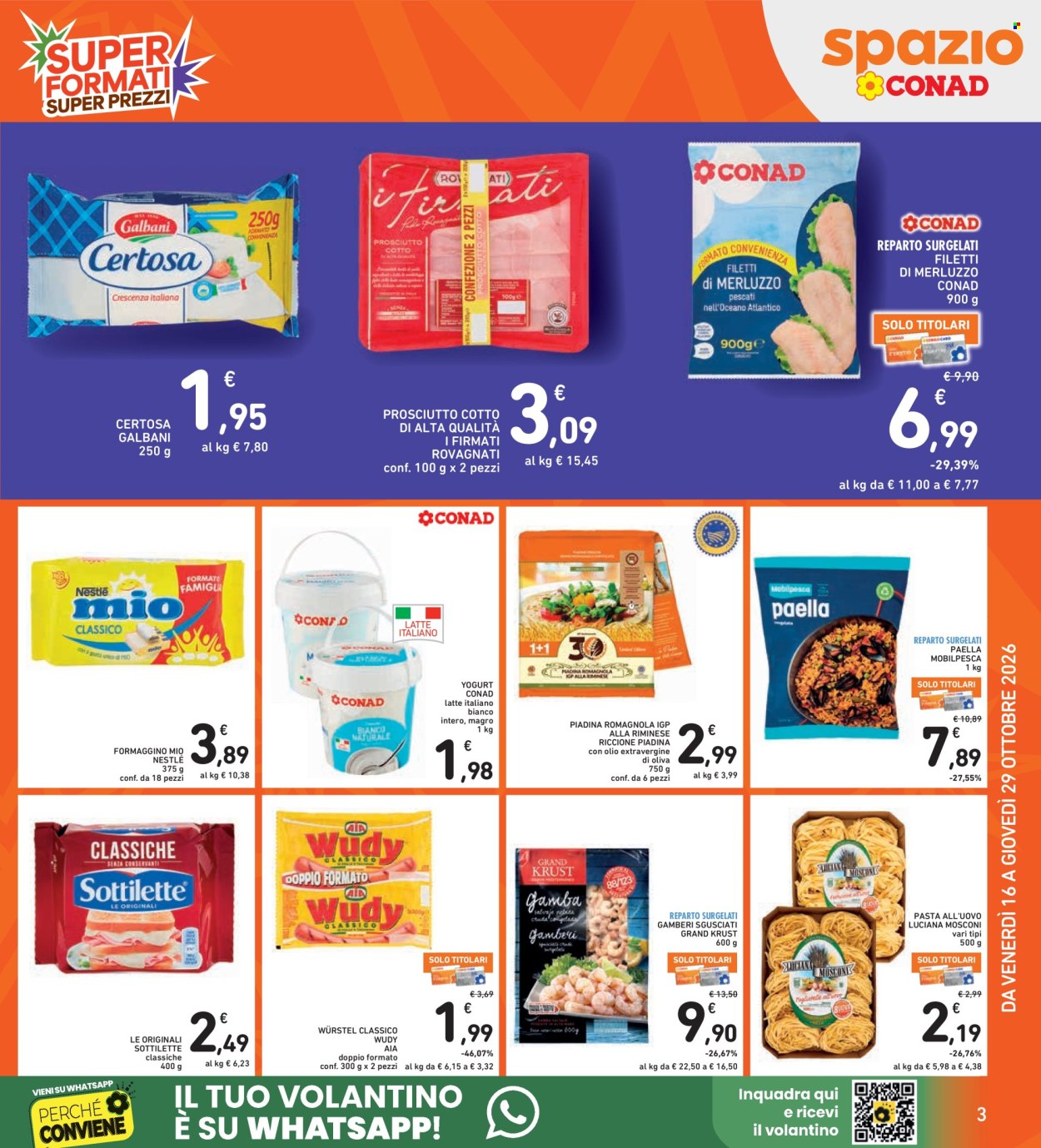 Leták Spazio Conad - 16.10.2026 - 29.10.2026. Strana 3