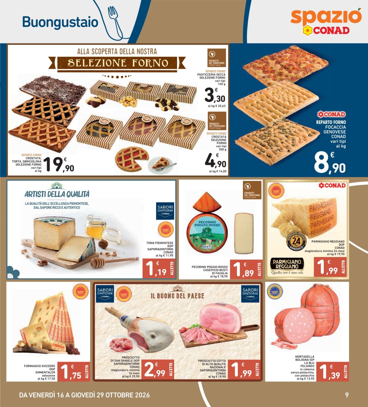 Leták Spazio Conad - 16.10.2026 - 29.10.2026. Strana 9
