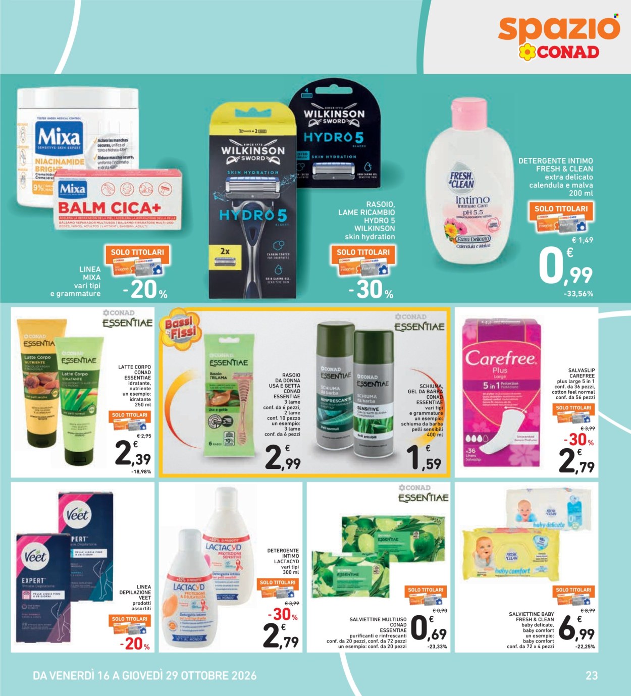 Leták Spazio Conad - 16.10.2026 - 29.10.2026. Strana 23