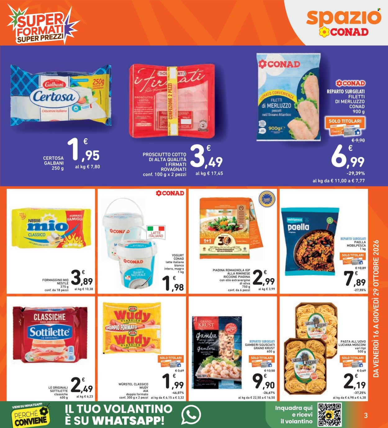 Leták Spazio Conad - 16.10.2026 - 29.10.2026. Strana 3