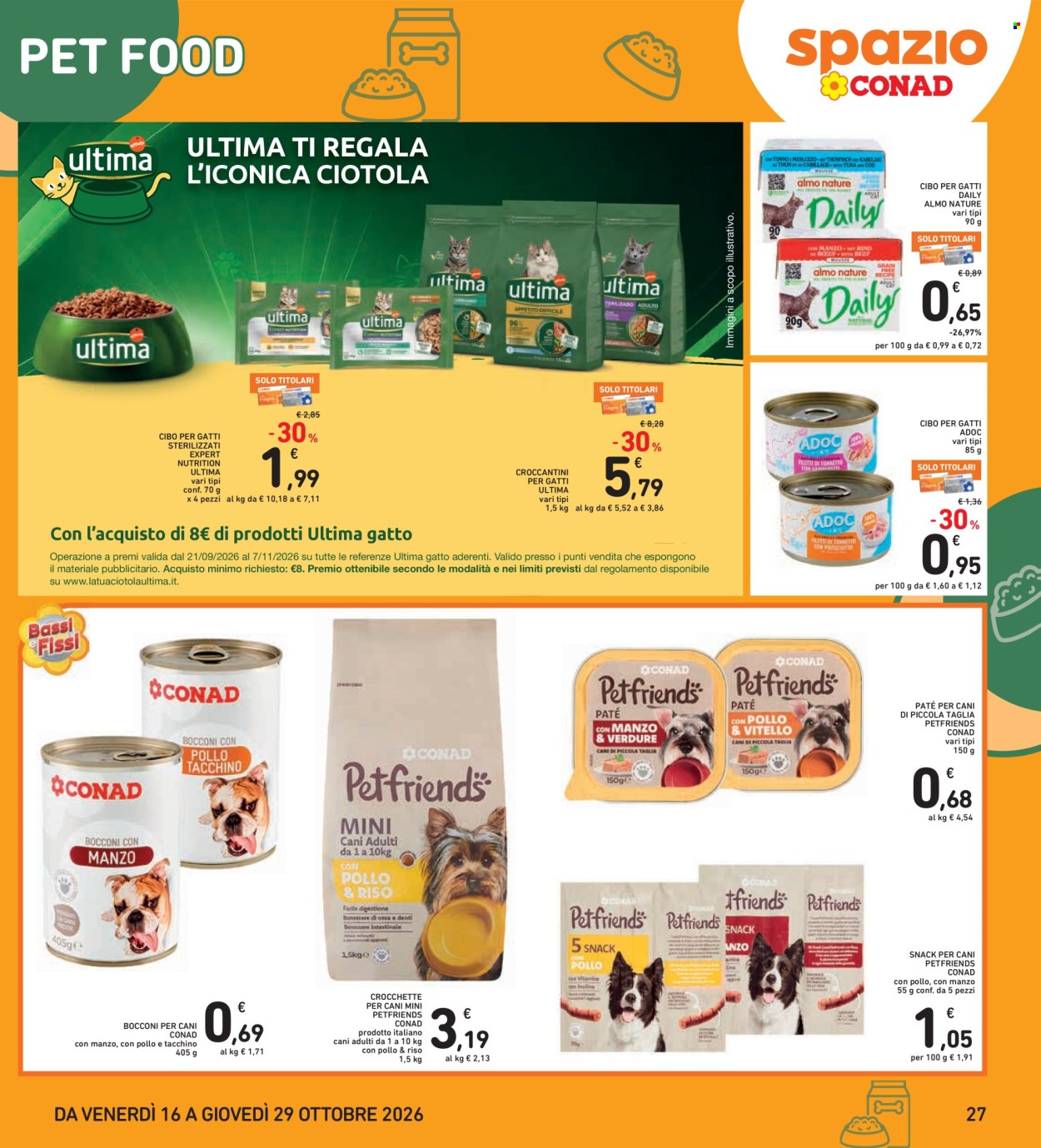 Leták Spazio Conad - 16.10.2026 - 29.10.2026. Strana 27