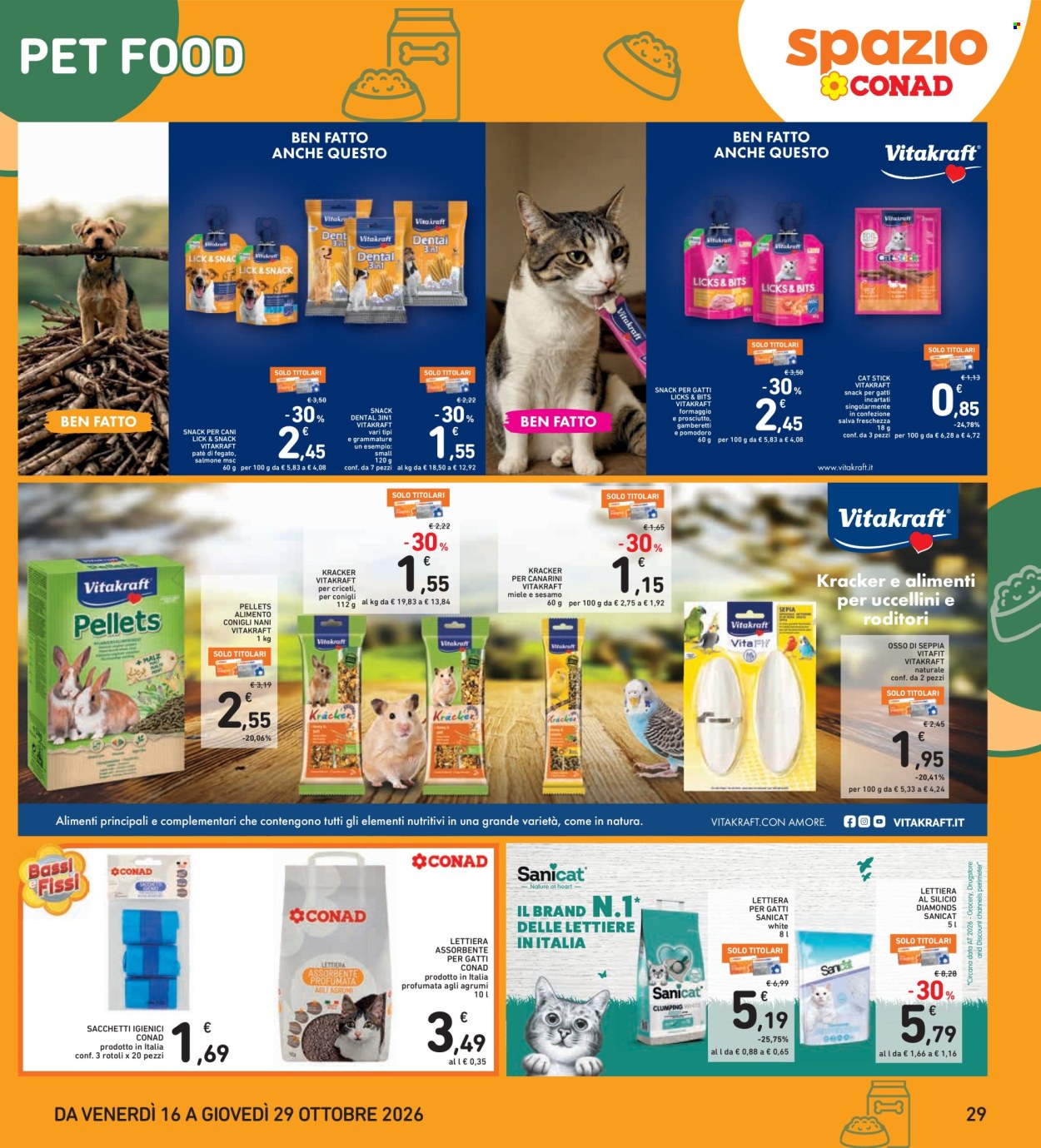 Leták Spazio Conad - 16.10.2026 - 29.10.2026. Strana 29