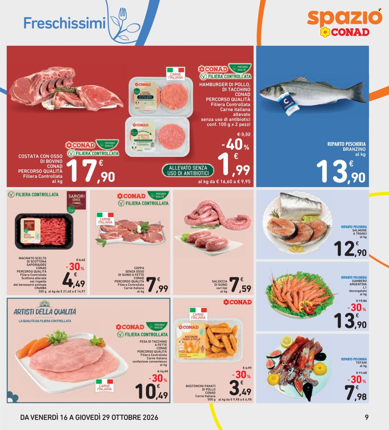 Leták Spazio Conad - 16.10.2026 - 29.10.2026. Strana 9