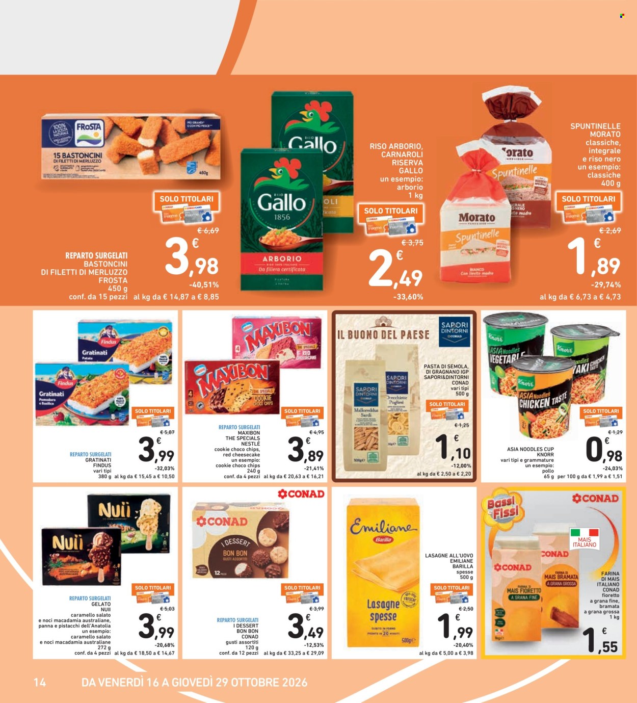 Volantino Spazio Conad - 16/10/2026 - 29/10/2026. Pagina 14